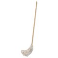 Pinpoint Wooden Handle Deck Mop - Cotton, 54 in. PI1522957